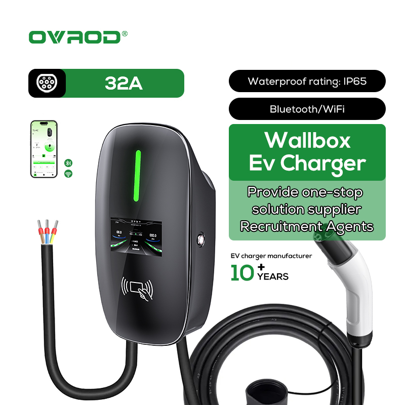 Ev Charger Wallbox - Cargador Rápido para Vehículos Eléctricos Ovrod