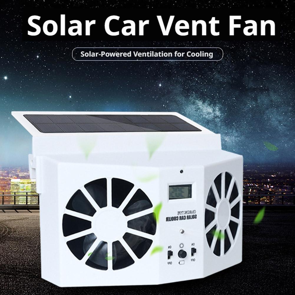 Renewable Energy Fan - Ventilador de escape para coche recargable