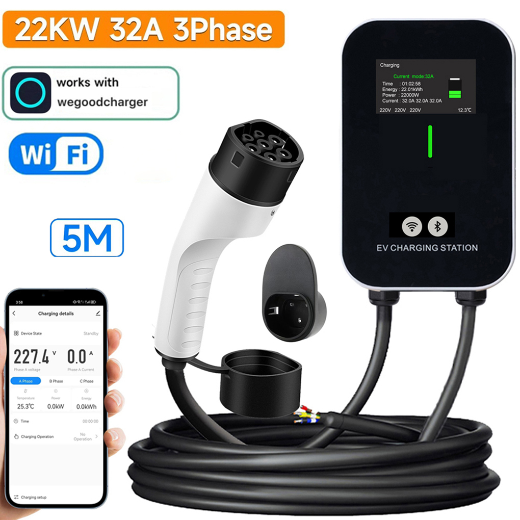 Cargador EV TYPE-2 Wallbox 7KW - Ev Charger Wallbox reseña y precio